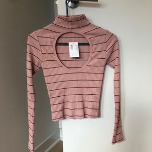 Brand new Intermix mock turtleneck